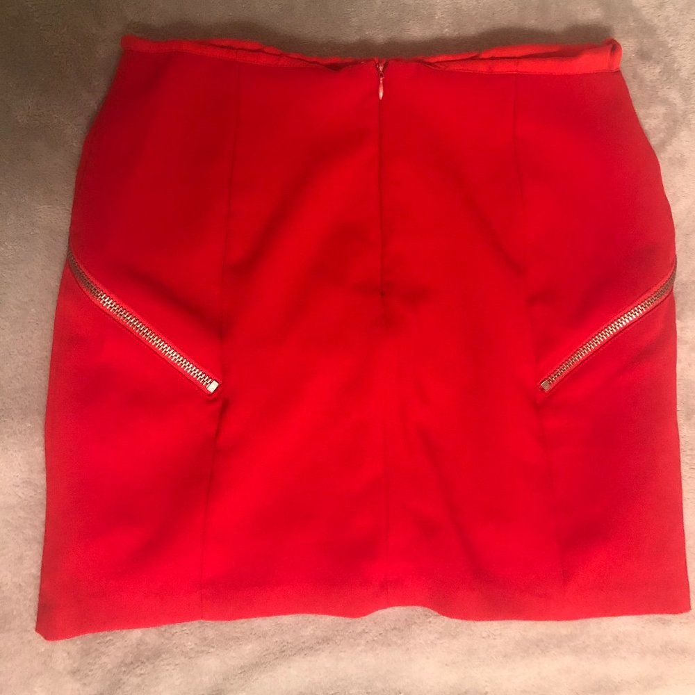BCBGeneration Red Skirt - Picture 6 of 9